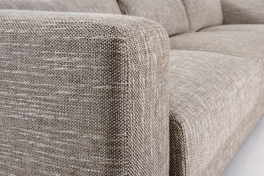 Dolce Corner Sofa Left Hand Dark Taupe Linen