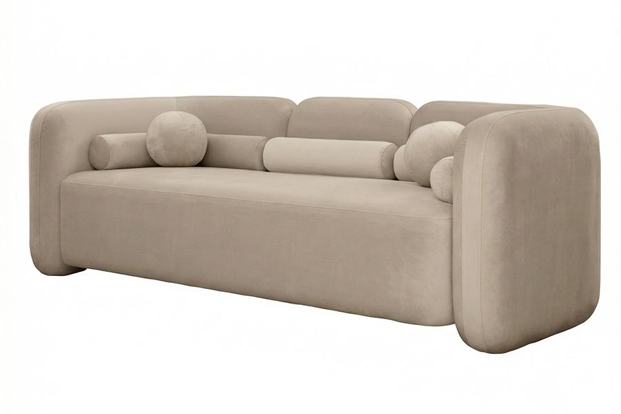 Munich Three Seat Sofa – Taupe