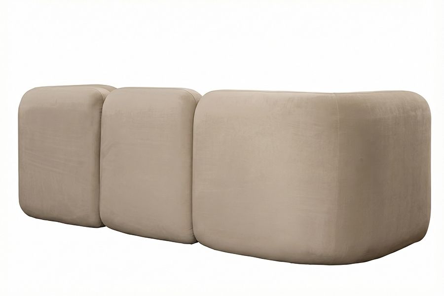 Munich Three Seat Sofa – Taupe