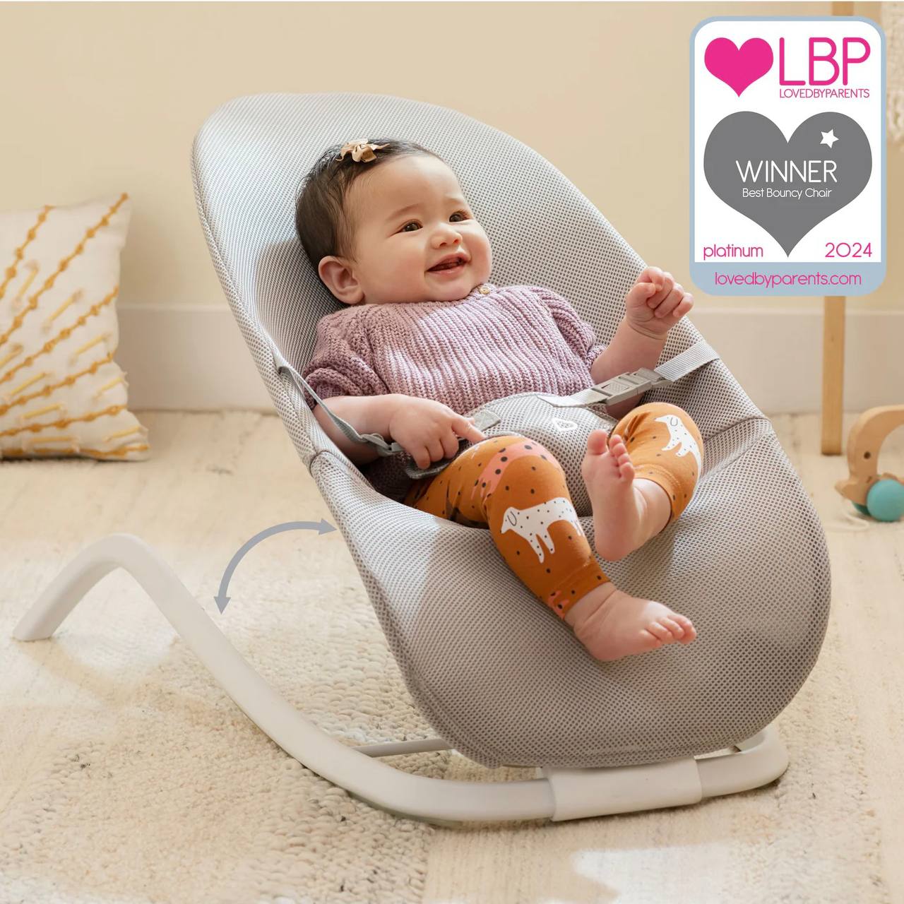 Spring 2-in-1 Bouncer & Rocker